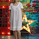 Order Shirt made of white cambric, model Karina, a gift to a girl. Blouse Blues. Livemaster. . Nightdress Фото №3