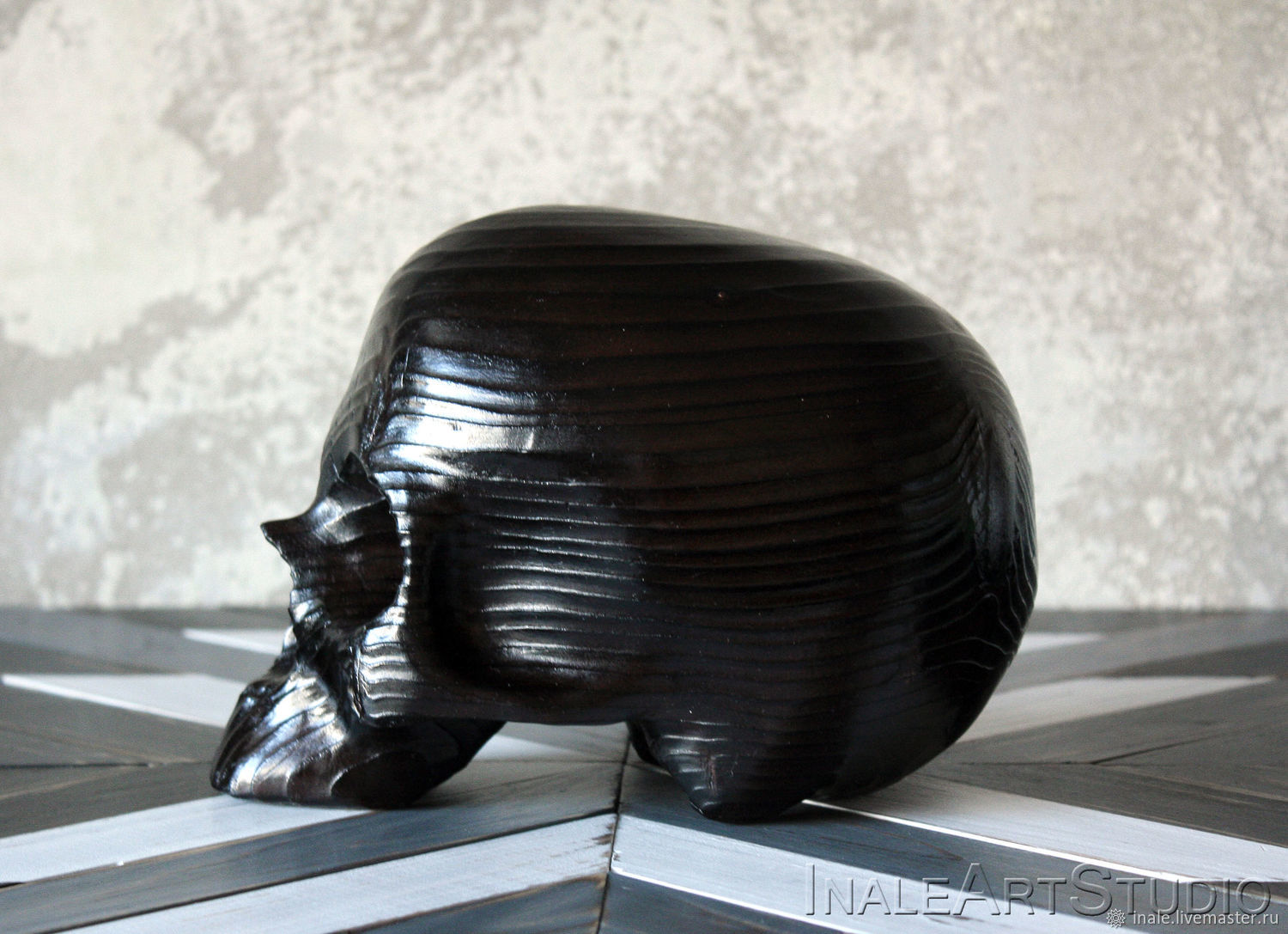 Череп из дерева в натуральную величину – заказать на Ярмарке Мастеров ...