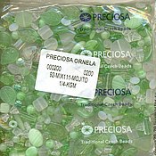 10 гр 10/0 Бисер Чехия 53240 Премиум Preciosa сосново зеленый непроз