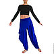 Blue pants, pants women's, large pants, yoga pants trousers, boho. Pants. BB60 STUDIO (orchideaboutique). Online shopping on My Livemaster.  Фото №2