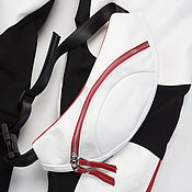 Сумки и аксессуары handmade. Livemaster - original item Waist bag: White leather belt Bag. Handmade.