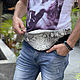 Waist bag leather Python, Men\'s bag, Moscow,  Фото №1