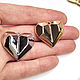 Крупная подвеска Сердце 30х26 мм, родий, ПДс326, ШТУКА. Подвески. iva_crystals. Ярмарка Мастеров.  Фото №4