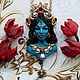  ' Kali ' sculpture, miniature, goddess. Necklace. House Of The Moon Dew. My Livemaster. Фото №5