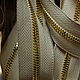 Молния YKK №5 латунь метраж цвет Бежевый теплый. Материалы для работы с кожей. АГА•Фурнитура•. Ярмарка Мастеров.  Фото №4
