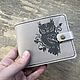 Совушка Кошелек мужской ручная работа из кожи. Кошельки. Iron Arm Leatherworks (Екатерина). Ярмарка Мастеров.  Фото №4
