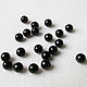 Agate black 4 mm, 28951063 beads ball smooth, natural stone. Beads1. Prosto Sotvori - Vse dlya tvorchestva. Online shopping on My Livemaster.  Фото №2
