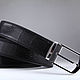 Ремень из кожи крокодила, ширина 3,9 см IMA3114B. Ремни. CrocShop товары из экзотической кожи. Ярмарка Мастеров.  Фото №8