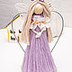 Copy of Copy of Macrame  Angel.  20cm Red dress. Interior doll. Textile Shop Natalya. My Livemaster. Фото №4