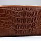 Клатч из кожи крокодила на двух молниях IMA0002VL33. Клатчи. CrocShop товары из экзотической кожи. Ярмарка Мастеров.  Фото №6