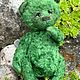 Мишка teddy Лопушок, коллекционная игрушка ручной работы. Мишки Тедди. Maria Krukovskaia. Ярмарка Мастеров.  Фото №4