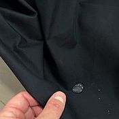 Материалы для творчества handmade. Livemaster - original item Fabric: Cotton for trench coat black. Handmade.