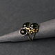 Кольцо с зелеными турмалинами 12,8 ct и желтыми сапфирами 0,59 ct. Кольца. AMG. Ярмарка Мастеров.  Фото №5