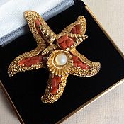 Винтаж handmade. Livemaster - original item Brooch starfish Exquisite England 50 - gg. Handmade.