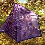Аксессуары handmade. Livemaster - original item Stole felted lavender-purple. Handmade.