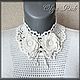 Order The collar stand is 'White marshmallow'. CROCHET OLGA RICH. Livemaster. . Collars Фото №3