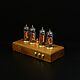 Order Lamp clock 'Iroko' on IN-14 indicators. Tube-time (tube-time). Livemaster. . Tube clock Фото №3