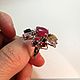 Vintage 'quatrefoil' ring with a large pink ruby, Rings, Moscow,  Фото №1