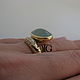 Gold ring with aquamarine and diamonds. 750. Rings. Alexandra Terekhova ATG-gallery. My Livemaster. Фото №4