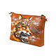 The Fox Pilot Clutch Bag'. Clutches. Pelle Volare. My Livemaster. Фото №4