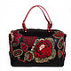 The average bag 'Embroidery peonies', Classic Bag, St. Petersburg,  Фото №1