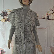 Одежда handmade. Livemaster - original item Turtleneck and vest,knitted set,half-wool,48-52p.. Handmade.