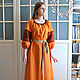 Russian Slavic linen dress ' Sunny', Costumes3, Anapa,  Фото №1