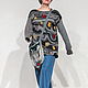 Order Hundertwasser Window sweater option 7. asmik (asmik). Livemaster. . Mens sweaters Фото №3