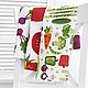 Set of towels made of matting VEGETABLES 3 pcs multicolored, Towels, Moscow,  Фото №1