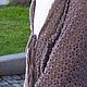 Кардиган,вязанный вручную крючком. Кофты. Knitting_larka. Ярмарка Мастеров.  Фото №4