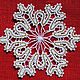 Set of snowflakes under a Vologda lace, 3 pieces. Christmas gifts. Home&Decor. Online shopping on My Livemaster.  Фото №2