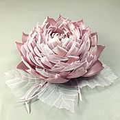 Украшения handmade. Livemaster - original item The Lotus Of The Morning Valley. Brooch - handmade flower made of fabric. Handmade.
