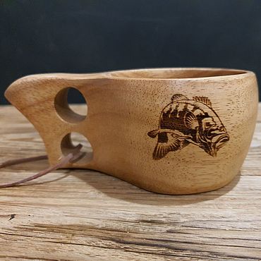 Wooden beer mug Lesnaya. Hand carved – купить на Ярмарке Мастеров –  R3OKSCOM