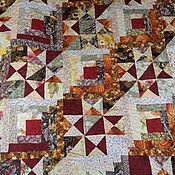 Russian style DREAM HUNTER patchwork bedspread