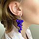Earrings classic: Purple mood. Earrings. Juturna. Online shopping on My Livemaster.  Фото №2