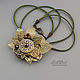 Golden Openwork Pendant (695) designer jewelry. Pendant. Svetlana Parenkova (parenkova). Online shopping on My Livemaster.  Фото №2