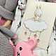 Розовый кролик - Подарочный бокс для младенца, Baby box. Подарки для новорожденных. Кошака~Вышивака. Ярмарка Мастеров.  Фото №11
