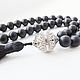 Prayer beads Shungit with brush. Rosary. The star of Siberia. Online shopping on My Livemaster.  Фото №2