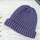 Шапка из мериноса. Шапки. Merino Wool. Интернет-магазин Ярмарка Мастеров.  Фото №2
