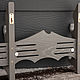 Полка для самурайских мечей под эмалью патинированная. Подставки. CNC-Wood. Ярмарка Мастеров.  Фото №5