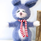 Куклы и игрушки handmade. Livemaster - original item Soft toys:Rabbit Golubchik Crocheted toy. Handmade.