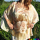 Author's blouse-tunic 'Rose tender' batik, silk. Blouses. studiya. Online shopping on My Livemaster.  Фото №2