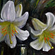Oil painting with Lily flowers. Pictures. MariaSlynkoArt (Mariaslynko). Online shopping on My Livemaster.  Фото №2