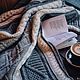 Плед вязаный Оттенки серого. Пледы. Елена (Ptichka62641). Интернет-магазин Ярмарка Мастеров.  Фото №2
