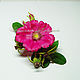 Hairpin-machine 'hot pink rose. Inspiration.'. Hairpins. Mozza-Flowers. My Livemaster. Фото №5