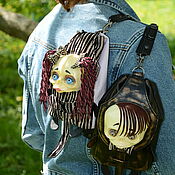 Сумки и аксессуары handmade. Livemaster - original item Small backpack. Backpack Toy. Bag Toy.. Handmade.