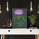 The painting on wood 40x30sm "The thistle". Pictures. EVAG. My Livemaster. Фото №5
