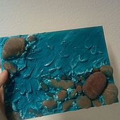 Фитокартины: Картина с белыми морскими камнями. Морской прибой