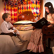 Для дома и интерьера handmade. Livemaster - original item Bed children four-poster Visiting Tales. Handmade.
