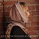 Косынка Платок из эко-кожи «Black Питон». Косынки. KUDESNITSA Designer Accessories. Ярмарка Мастеров.  Фото №6